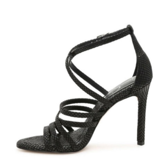 NIB Jessica Simpson Zelta Black Strappy Sandals - Picture 3 of 12